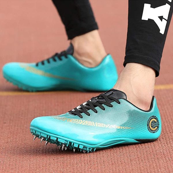 Zapatillas de Fútbol Hombre Profesionales Spike Atletismo Zapatos 8 Clavos Spikes Zapatos Aire Libre Atletismo Zapatos de Entrenamiento Zapatos de Deporte - Imagen 4