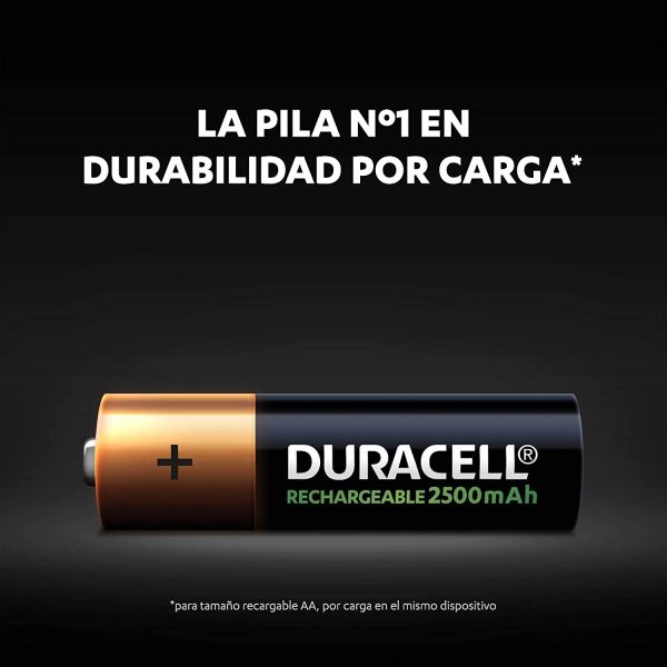 '- Pilas Recargables AA 2500 mAh, paquete de 8 - Imagen 5