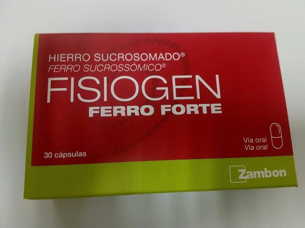 Zambon FISIOGEN Ferro Forte 30 C??psulas - Imagen 4