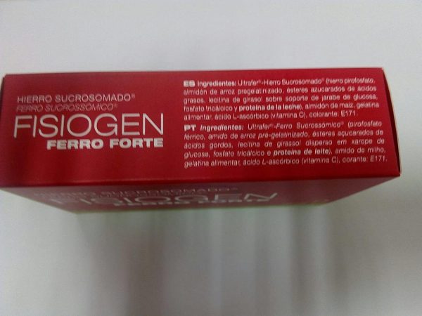 Zambon FISIOGEN Ferro Forte 30 C??psulas - Imagen 3