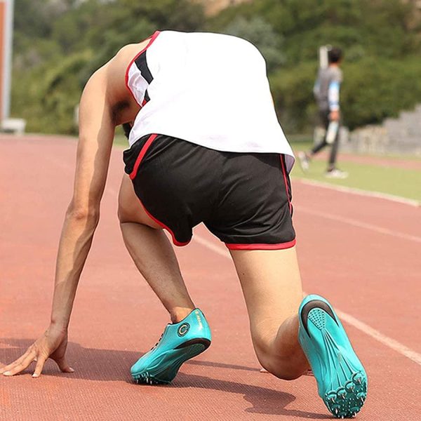 Zapatillas de Fútbol Hombre Profesionales Spike Atletismo Zapatos 8 Clavos Spikes Zapatos Aire Libre Atletismo Zapatos de Entrenamiento Zapatos de Deporte - Imagen 3