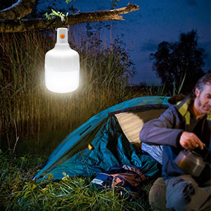 Farol el??ctrico para camping LED l??mpara de camping impermeable