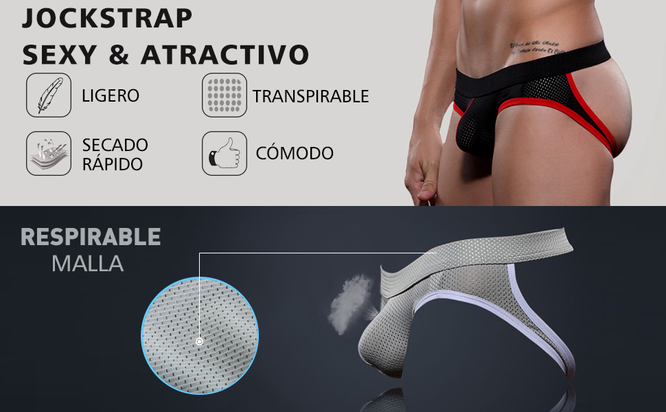 jockstrap respirable transpirable