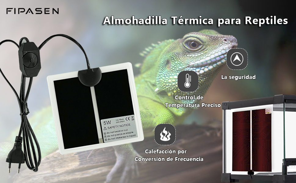 Manta Calefactora para Reptiles 1