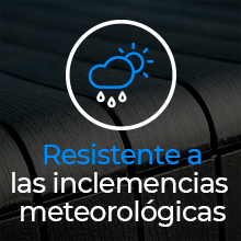 Resistente a las inclemencias meteorológicas