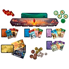 Juego de mesa token cartas duelo civilizacion maravillas siete