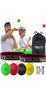 TEKXYZ Pelota De Reflejos De Boxeo