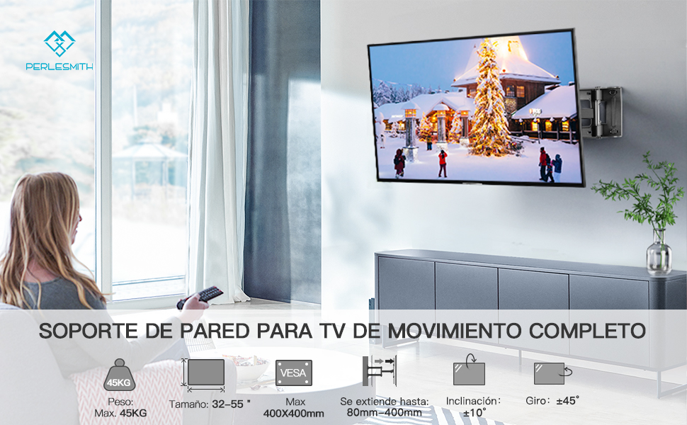 soporte tv pared