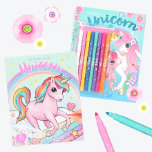 Depesche Ylvi - Libro para colorear con diseño de unicornio