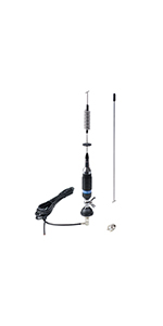 Antena CB PNI S75 con Mariposa, Soporte, Cable y Enchufe PL 