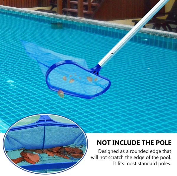 TedGem Recogehojas para Piscinas, Pool Net Leaf Skimmer, Red para Piscinas de Plástico Resistente Profunda para Recoger Hojas - Imagen 3