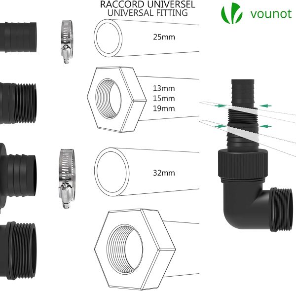 Bomba Sumergible, Bombas Aguas Sucias, 750W, M??x Caudal 14000 l/h, 7M de Inmersi??n, 7.5M de Altura de Entrega, M??x Gr??nulo 25 mm, con Interruptor de Flotador