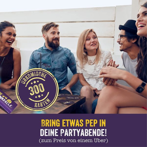 ZENAGAME Die Trinkfalle, Trinkspiel Von Trinkspiele f??r Erwachsene - 300 Verschiedene (und Immer lustige) Karten - Kartenspiele f??r Erwachsene, Drinking Game und Partyspiele f??r Erwachsene - Imagen 7