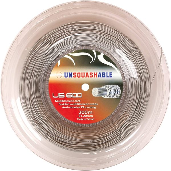 Unsquashable Cuerda Power US 600 Squash, Blanco