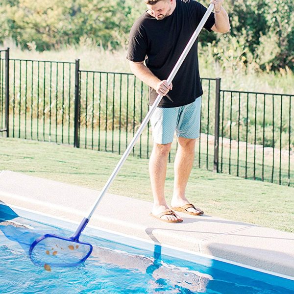 TedGem Recogehojas para Piscinas, Pool Net Leaf Skimmer, Red para Piscinas de Plástico Resistente Profunda para Recoger Hojas - Imagen 2