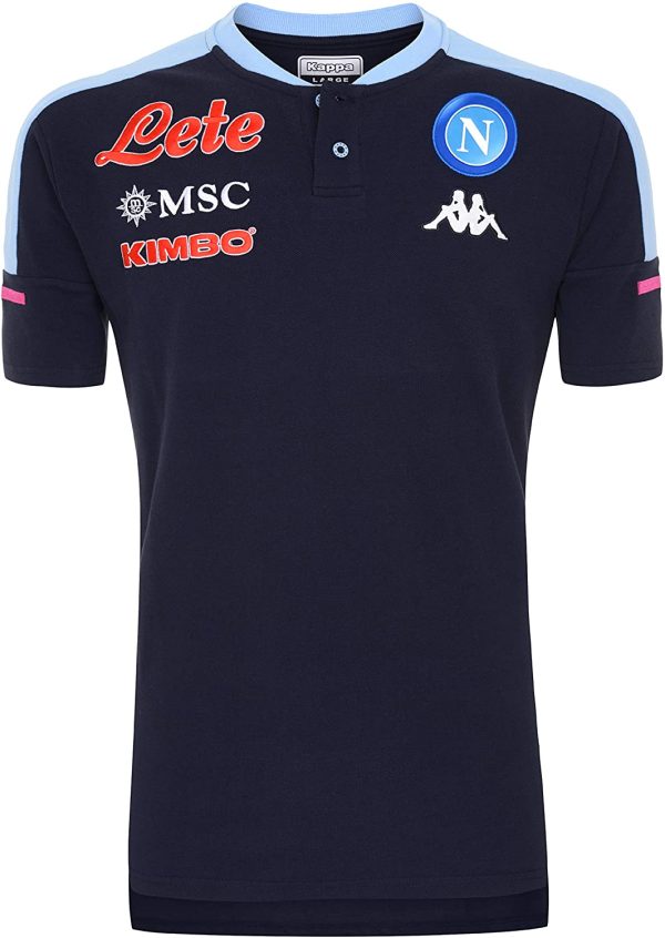 SSC NAPOLI Polo Oficial 2020/21 Team Polo Representaci??n 2020/21 Team Unisex Adulto - Imagen 3