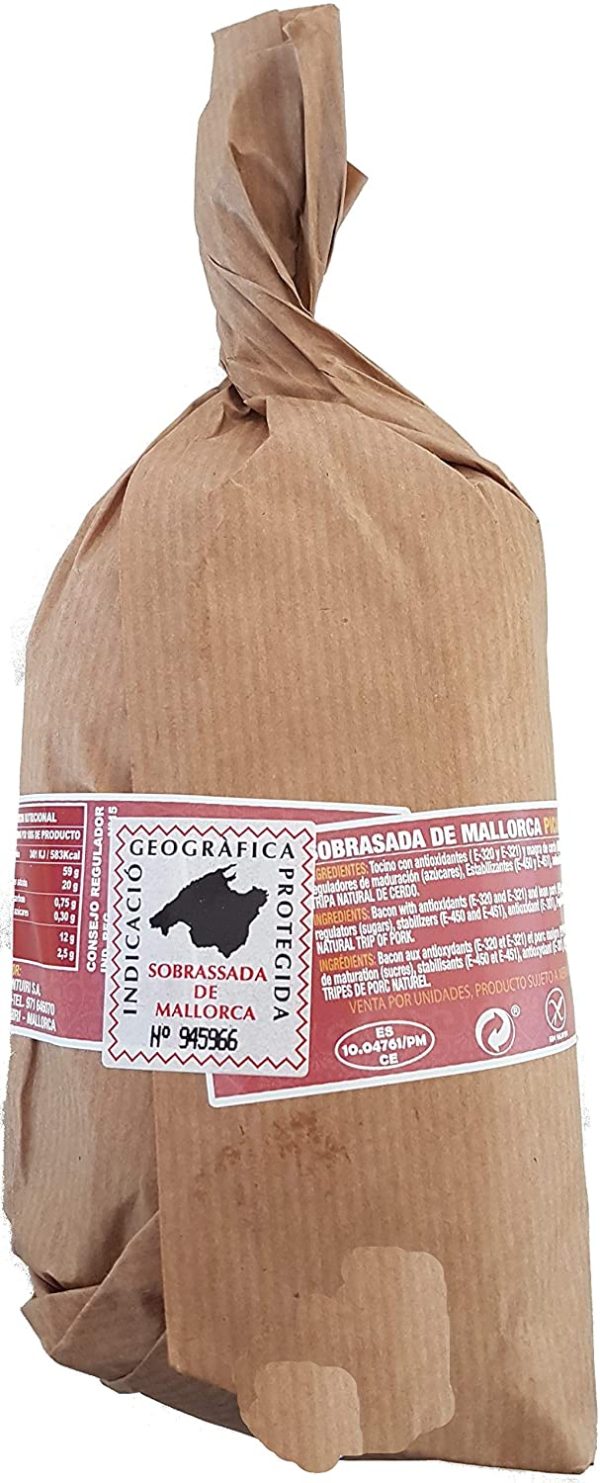 Sobrasada picante bolles Montuiri de Mallorca de 400 g. aproximadamente Indicación geográfica protegida. - Imagen 2