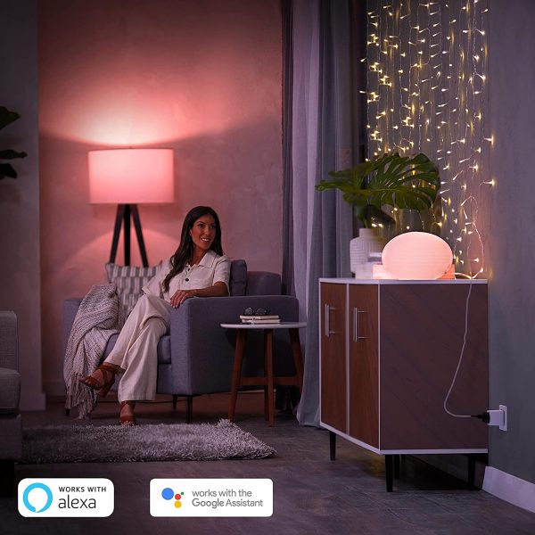 '- Enchufe inteligente, Control remoto dispositivos, Ahorro de luz, Compatible con Alexa y Google Home