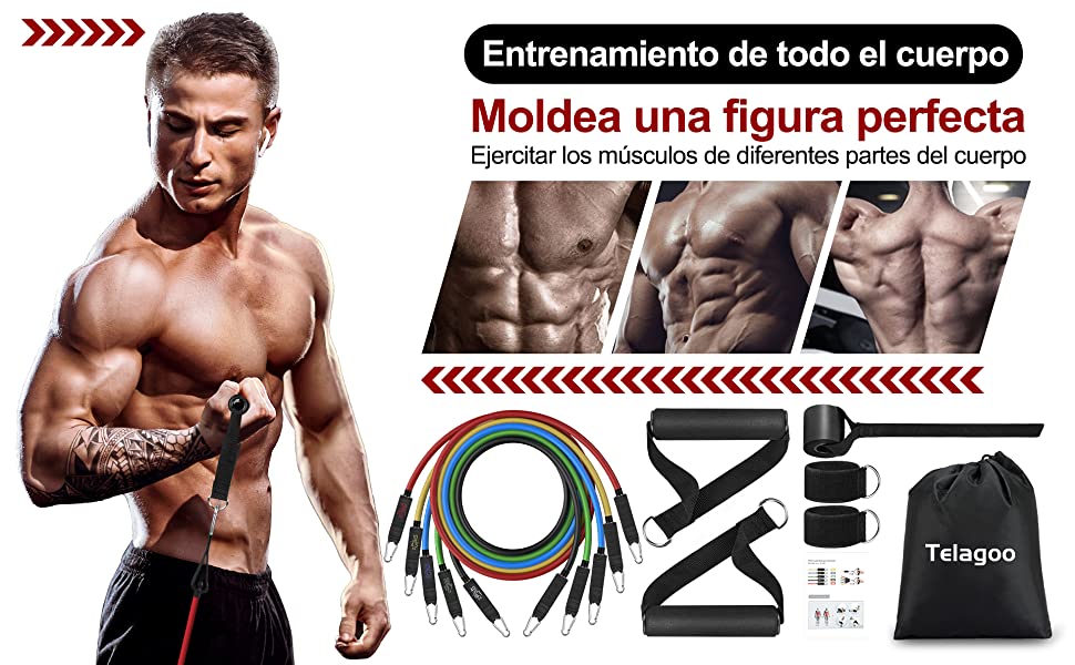 Bandas de resistencia fitness, cintas elasticas fitness, bandas elasticas gluteos, resistance band