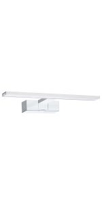 Lámpara LED Espejo baño IP44 90cm Pinza Armario luz Blanca Neutra 4000K 15W 1300lm armario