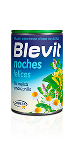 Blevit Noches Felices infusión con tila, melisa y manzanilla