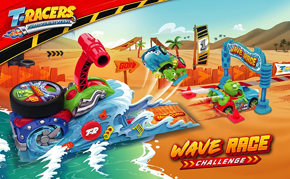 playset, wave race, t-racers