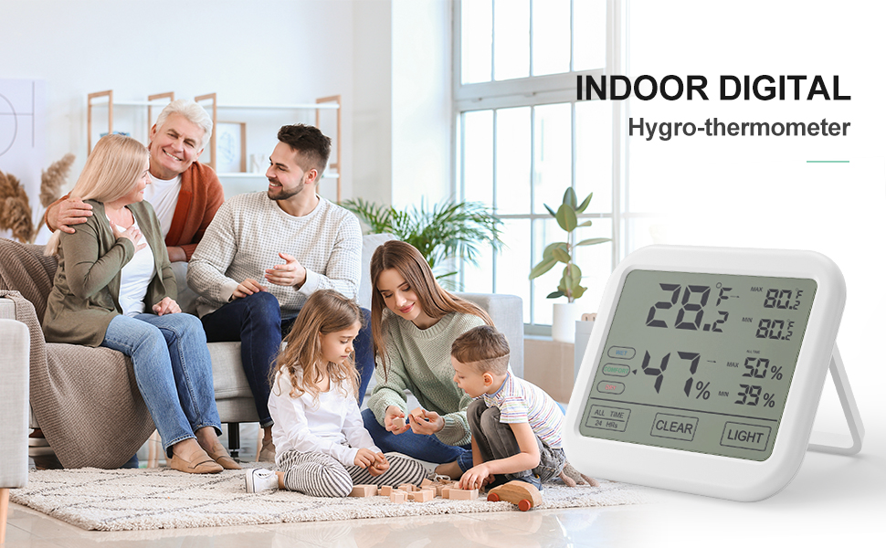 indoor digital hygro-thermometer