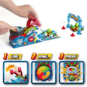 wave race, playset, demonstration, t-racers