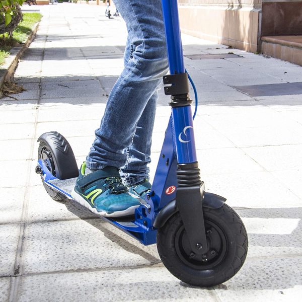 SmartGyro Xtreme XD - Pat??n el??ctrico para ni?os y j??venes, ruedas 8", 3 velocidades, plegable, ligero y manejable, autonom??a de 18 Km, bater??a de litio, freno el??ctrico, Scooter, luces traseras - Imagen 2