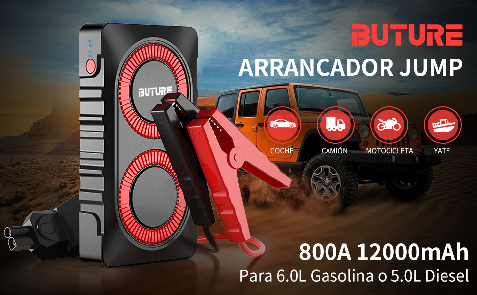 Arrancador de coches 800A