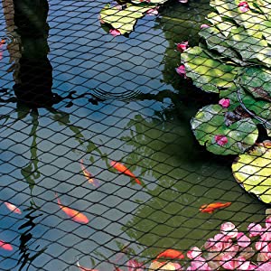 Red para estanque de carpa Koi.