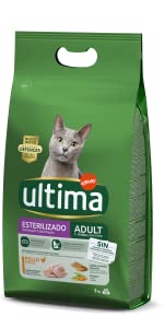 Ultima; Gato; cat; esterilizado; Affinity, pollo; salmón; Adultos; gatos; Affinity; Pienso para gato