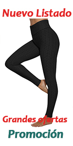 Voqeen Sexy Pantalones de Yoga de Punto Sin Costuras Mujeres Damas de Cintura Alta Leggings