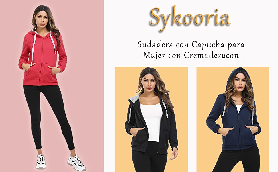 sudaderas con capucha para mujer 