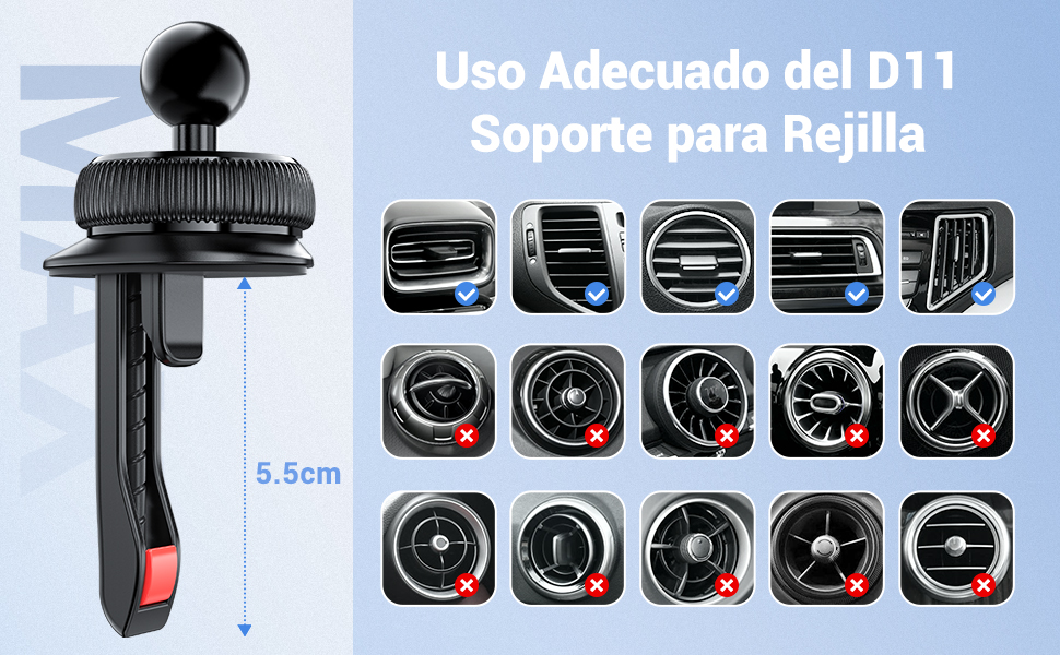 soporte movil coche iphone rejilla Salpicadero ventosa Cunas de teléfonos móviles para coches 