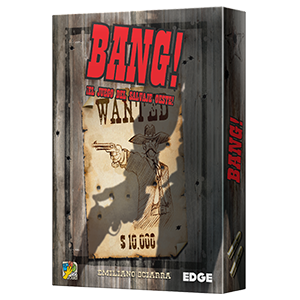 Bang!, Oeste, Edge Entertainment, Asmodee, juego de mesa, dados, cartas