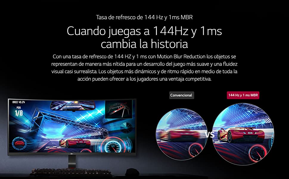 Cuando juegas a 144Hz y 1ms cambia la historia