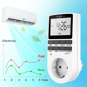 enchufe temporizador programable programador digital electrico reloj interruptor horario