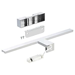 Lámpara LED Espejo baño IP44 40cm Pinza Armario luz Blanca Neutra 4000K 8W 600lm armario