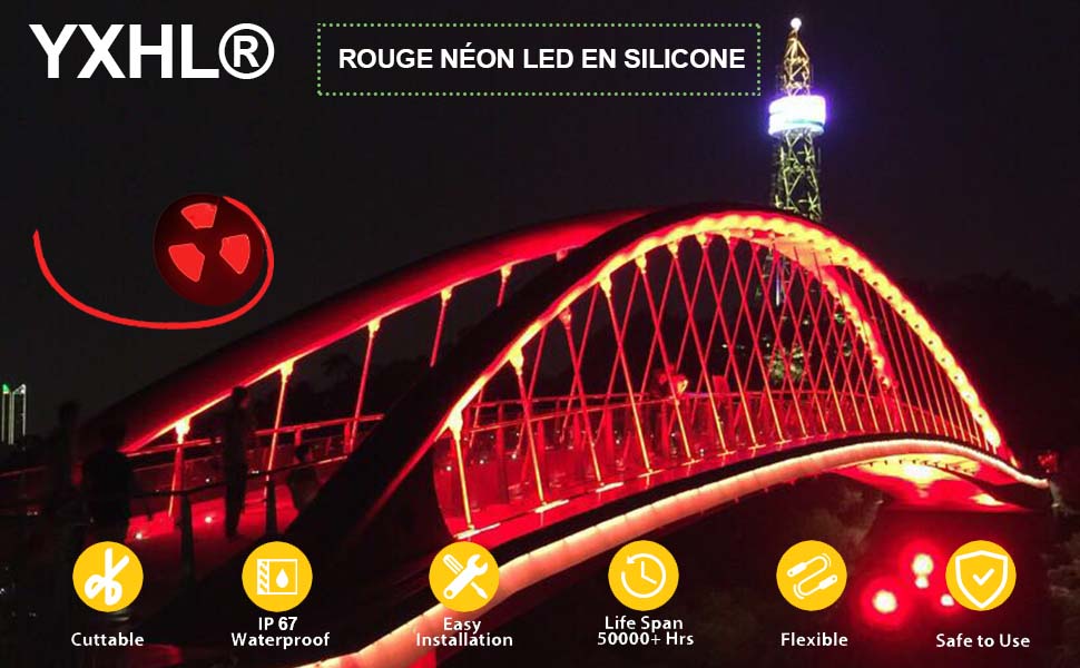  Rosso NEON LED 