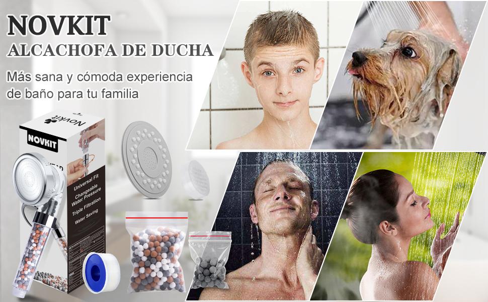 alcachofa de ducha más sana y cómoda