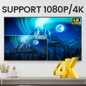 1080P 4K Resolution and 3D Movies