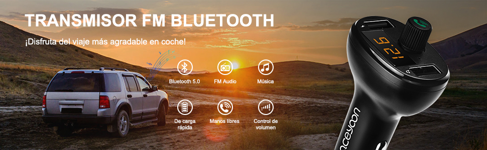  Bluetooth Coche Mechero