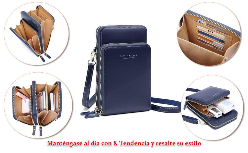 Bolso de Hombro para teléfono Celular para Mujer, Bolso de Crossbody Teléfono Móvil Mujer