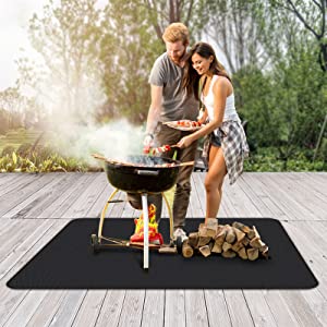 alfombra ignifuga barbacoa alfombra para barbacoa bbq grill mat