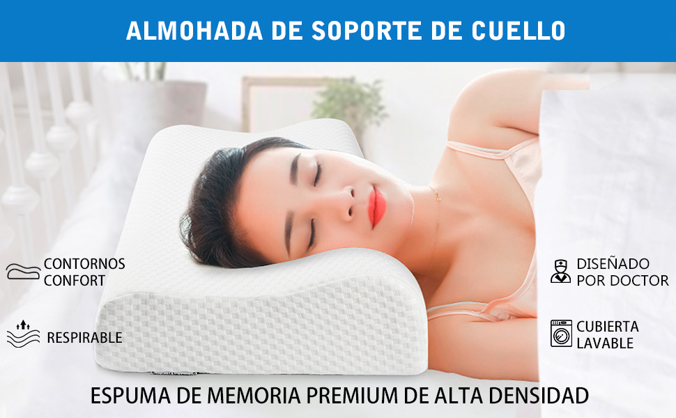 Almohada ortop??dica viscoel??stica