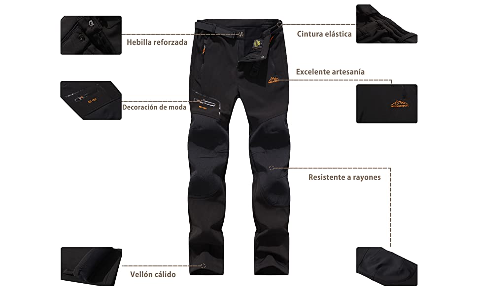 Pantalones de Nieve Montaña Mujer