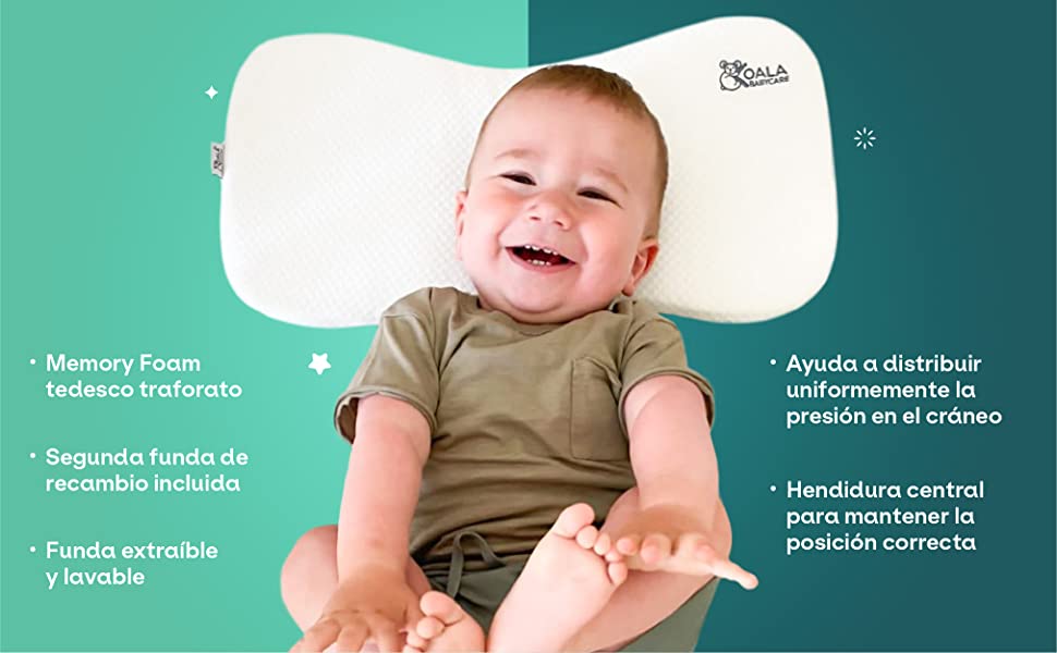 almohada para la cuna koala perfect head maxi