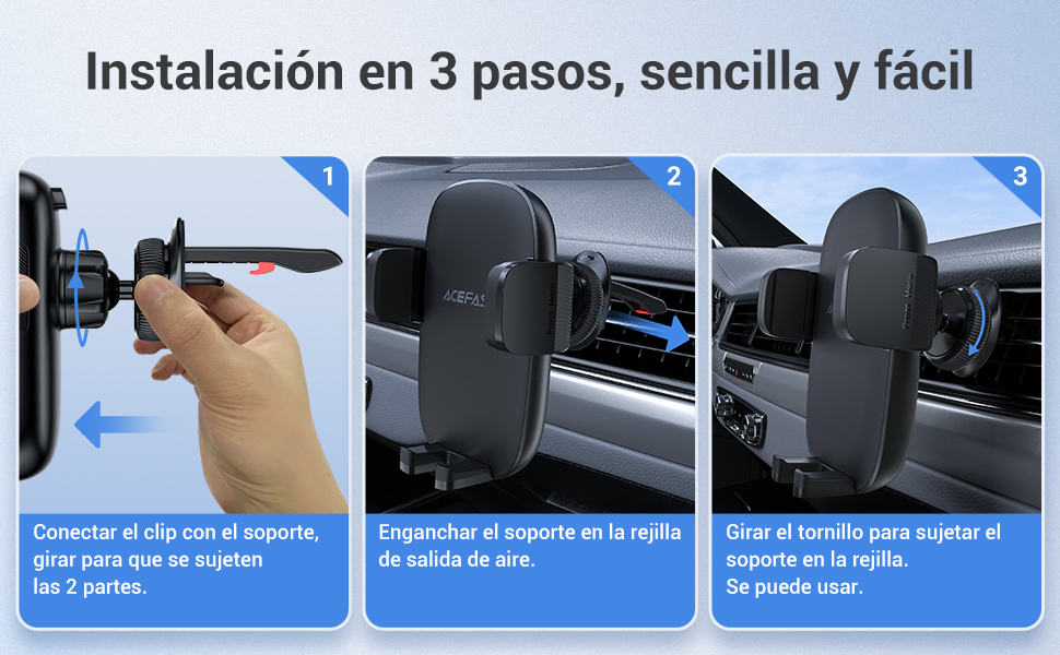 soporte movil coche iphone rejilla Salpicadero ventosa Cunas de teléfonos móviles para coches 