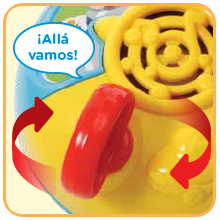 volante de paseo vtech, tut tut bolidos